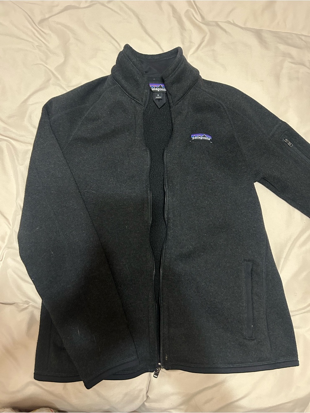 Patagonia Black Full-Zip Fleece Jacket